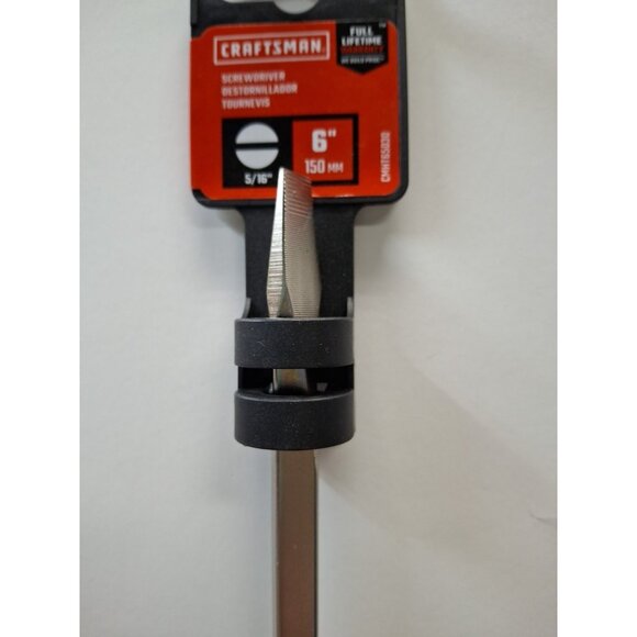 New Craftsman Screwdriver Slotted/Flat, 5/16 inch, 6" (150mm), CMHT65030, SAE - Picture 2 of 3